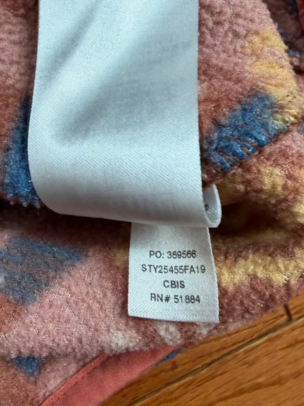 Patagonia Women’s Synchilla Snap-T Pullover Canyon Block Print — XS / US 2 - Picture 4 of 8